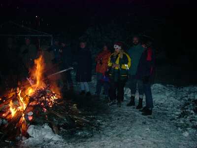 Feuer im Schnee